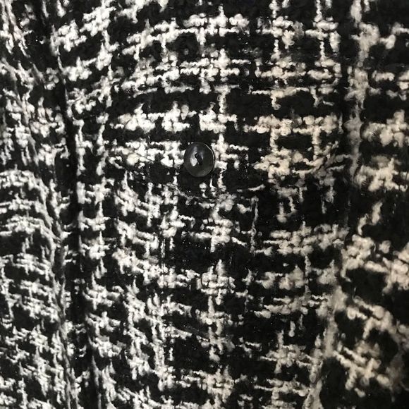 Chico’s Houndstooth Pattern Tweed Alicia Jacket Size L (16) - Picture 5 of 7